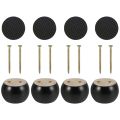 4pcs Wooden Solid Furniture Feet Replacement Sofa Legs Universal for Furniture Couch Chair Furniture Leg Set Accessories. 