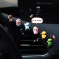 Cute Car Ornaments Car Center Console Display Screen Car Interior Decorations Little Turtle Cute Pendant Doll Girl.