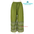 Fashion Trend Soft Linen Print Plazzo For Woman. 
