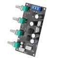 NE5532 Amplifier Tone Preamp Board Treble Bass Midrange Volume Tone Control Adjustment Pre-Amplifier, Fixed Version. 