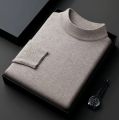 Men's Anti-pilling High Quality Knit Sweater Shirt Slim Fit Long Sleeve Pullover Solid Color Men Clothing.