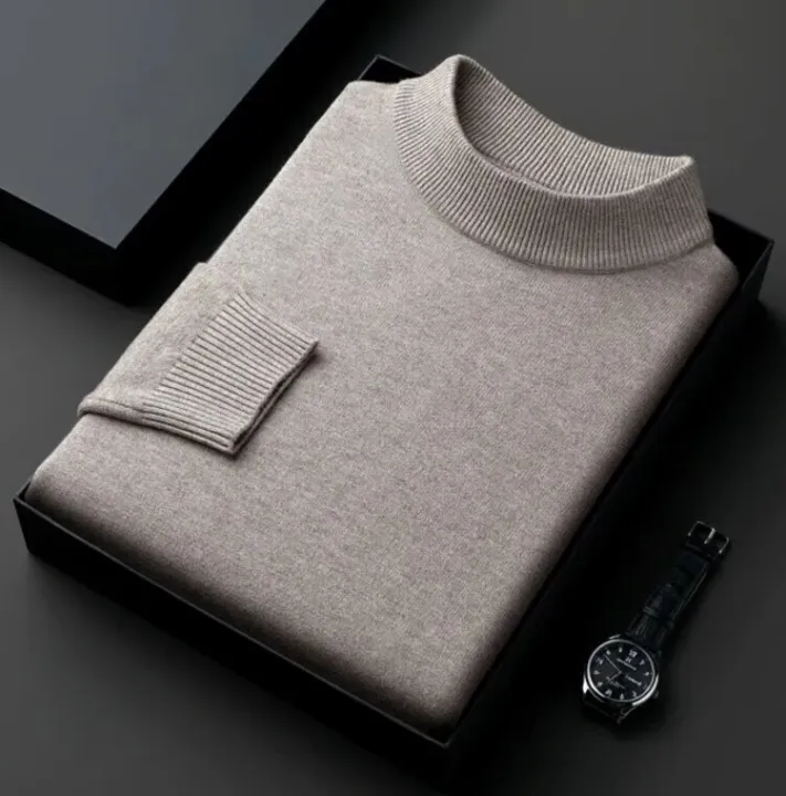 Men's%20Anti-pilling%20High%20Quality%20Knit%20Sweater%20Shirt%20Slim%20Fit%20Long%20Sleeve%20Pullover%20Solid%20Color%20Men%20Clothing%20-%20Image%207