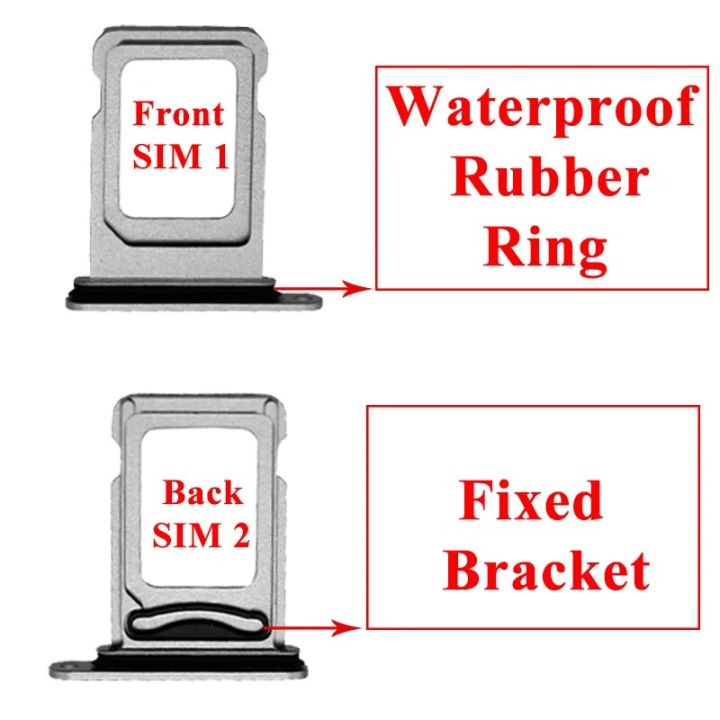 12Pcs%20Dual%20SIM%20Card%20Reader%20Flex%20Cable%20for%20Iphone%2011%2012%2013%20Pro%20Max%20XR%20XS%20Nano%20SIM%20Card%20Tray%20Holder%20Slot%20Adapter%20Replacement%20Parts%20-%20Image%202