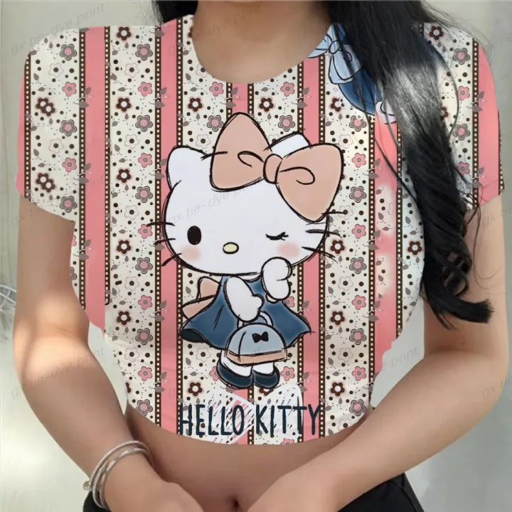 Women's%20Shirt%20Y2k%20Aesthetic%20T%20Shirt%20Streetwear%20Cartoon%20Print%20Short%20Sleeve%20Crop%20Top%20T%20Shirt%20Harajuku%20Clothing%20Top%20Hello%20Kitty%20-%20Image%206