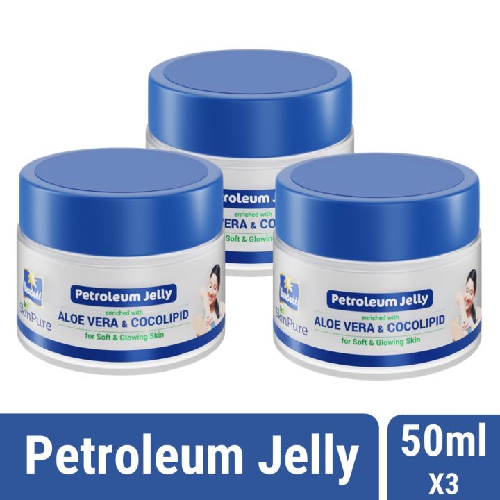 Parachute SkinPure Petroleum Jelly 50ml Pack of 3