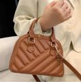Fashionable Handbag Casual One-Shoulder Cross-Body PU Shell Bag Handbags For Women Luxury.