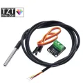 【YIYANGMAOYI111】Temperature Sensor Module Kit Waterproof 100CM Digital Sensor Steel Probe Terminal Adapter For Arduino. 
