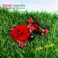 Rose Hair Clip Flower Hairpin Red Flower Hair Clip. 