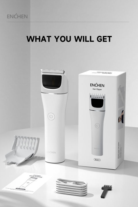Enchen%20Boost%202%20Electric%20Hair%20Clipper%20Type-C%20Rechargeable%20Cordless%20Hair%20Trimmer%20With%20Travel%20Lock%20for%20Children%20Adult%206%20Months%20Warranty%20-%20Image%203