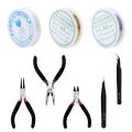 Jewelry Findings Tool Set Open Jump Ring/Lobster Clasp/Tail Chain/Clip Buckle/Drop Kit/Earring Hooks/ For DIY Jewelry Making.
