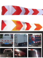 white reflective tape red arrow guide sign Reflective adhesive tape,Reflective tape sticker for Truck,Car,Motorcycle 5cm*45CM. 