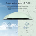 UV resistant mini sunshade umbrella small pocket umbrella vinyl folding umbrella sunshade bag sunshade umbrella capsule. 
