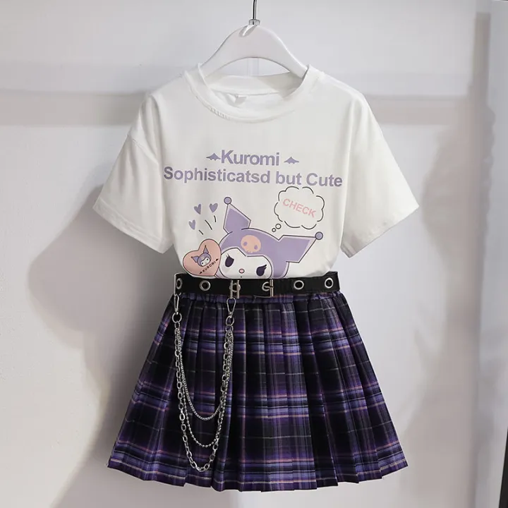 Sanrio%20Kuromi%20girl%20T-shirt%20short%20skirt%20suit%202022jk%20college%20style%20uniform%20girl%20suit%20short%20sleeve%20-%20Image%203