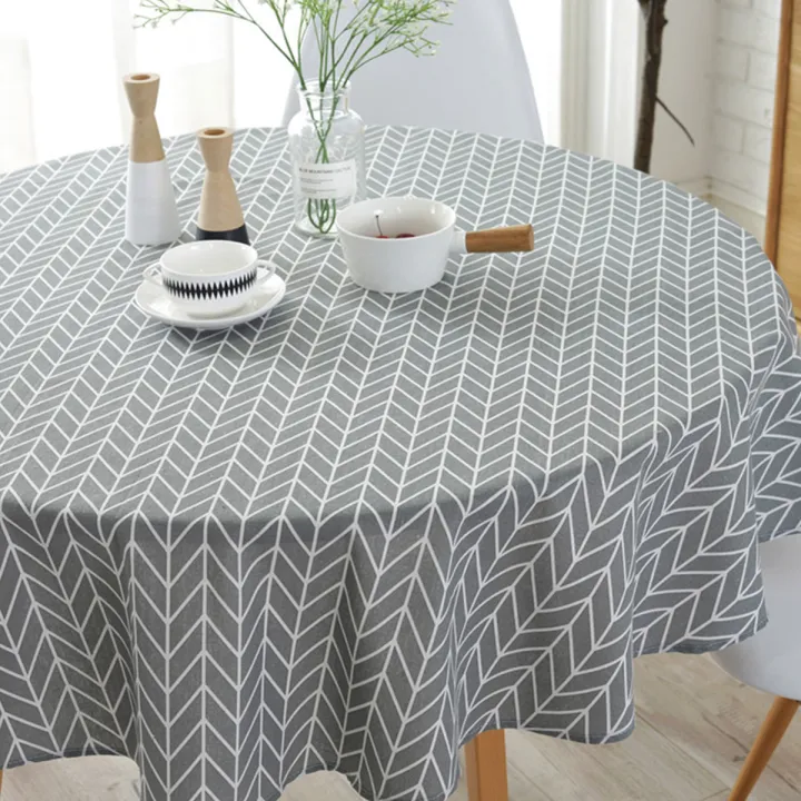 Round%20Tablecloth%2047/59/39%20Inch%20Linen%20Dining%20Room%20Table%20Cover%20Washable%20Table%20Cloth%20Decorative%20Table%20Cover%20for%20Indoor%20and%20Outdoor%20-%20Image%202