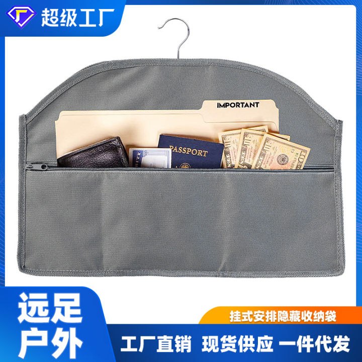 Hook Transfer Security Hidden Bag Suitable for hanging clothes pockets to hide valuables for home travel