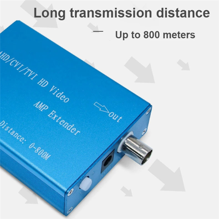 AHD/TVI/CVI/CVBS%201080P%20Video%20Amplifier%20Extends%20for%20CCTV%20Camera%20System%20HD%20Signal%20Transmission%20800M%201%20Piece%20-%20Image%202