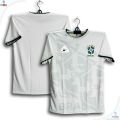 Brazil Short Sleeve Football Jersey For Men - Half Sleeve T Shirt - Brazil Jersey 2026. 