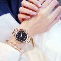 Fashion Women Watches Best Sell Star Sky Dial Clock Luxury Women's Bracelet Ladies watch Quartz Wristwatches Relogios Feminino. 