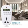 Digital Time Switch Weekly Programmable Electronic Digital Socket Auto Timer Switch_220V 16A.