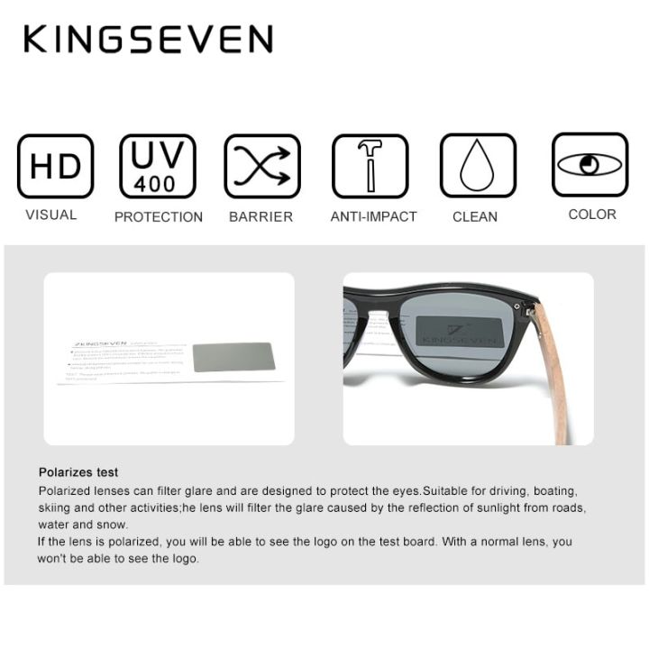 KINGSEVEN%20Exclusive%20Design%20Vintage%20Men's%20Glasses%20Walnut%20Wooden%20Sunglasses%20UV400%20Protection%20Fashion%20Square%20Sun%20glasses%20Women%205510%20-%20Image%203
