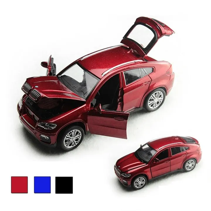 Diecast%201:32%20BMW%20X6%20Metal%20Car%20Model%20Toy%20Car%20Allow%20Car%20with%20Light%20Sound%20Doors%20Open%2015%20CM%20long%20-%20Image%202
