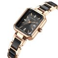 Women Watch Rhinestone Elegant Ladies Watches Gold Clock Wristwatches for Women. 