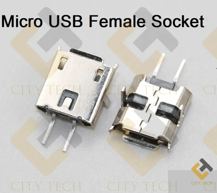 10Pcs%202%20Pin%20Micro%20USB%20Female%20Socket%20Type-B%202%20Pin%20Female%20DIP%20Power%20Socket%20Connector%20Panel%20Mount%20For%20Charging%20Socket%20LED%20Light%20Electronics%20Projects%20DIY%20-%20Image%205