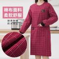 Overclothes Women's Fashion Women's Apron Cotton Kitchen Supplies Cooking Work Clothes Factory Stain-Resistant and Oil-Proof. 