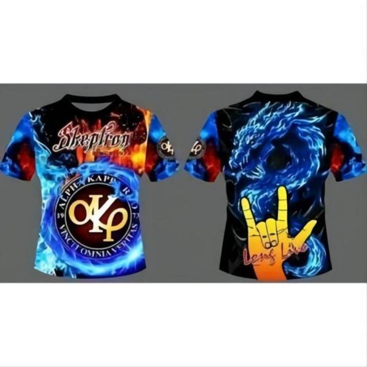 AKP Alpha Kappa Rho Skeptron Ice Dragon Fraternity Shirt(Full Sublimation)
