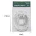 ARELENE 80Pcs Glassware Bottle Shape Frame Stickers for Scrapbooking Decorative Decals Paper Planner Junk Journal Supplies. 