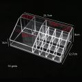 Multifunctio Makeup Lipstick Case Makeup Organizer Storage Box Lipstick Display Stand Holder Cosmetic Jewelry Organizer Box.