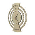 Daily Changeable MDF Wall Clock with Adjustable Date & Month Display | Premium Handmade Modern Decorative Wall Clock for Home, Office, Bedroom & Living Room INT-0584. 