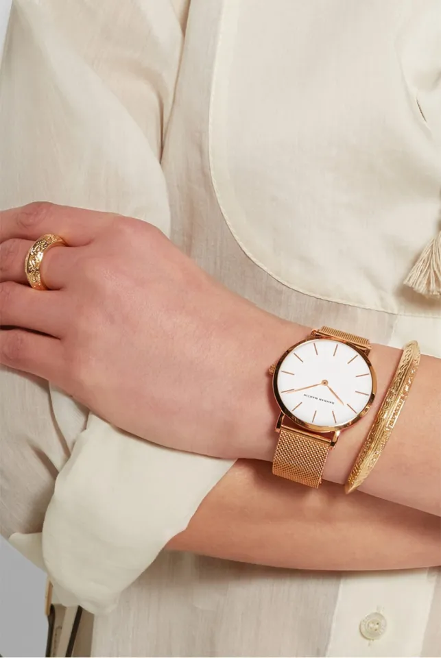 Top Brand Hannah Martin Women Watch Luxury Rose Gold Women Watches