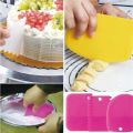 Cake Scraper Edge DIY Scraper Cake Decorating Fondant Pastry Cutters Baking Spatula Tools Molds 3 PCS.