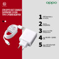 67W OPPO Fast Charger SuperVOOC 2.0 USB Type-C Power Adapter for Reno, Find N2, and Other Models, EU Spec, Includes 6.5A Cable.