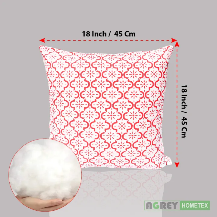 Fiber%20Cushion%20with%20Cover,%20White%20&%20Red,%20(18"x18"),%20Set%20of%205%20-%20Image%209
