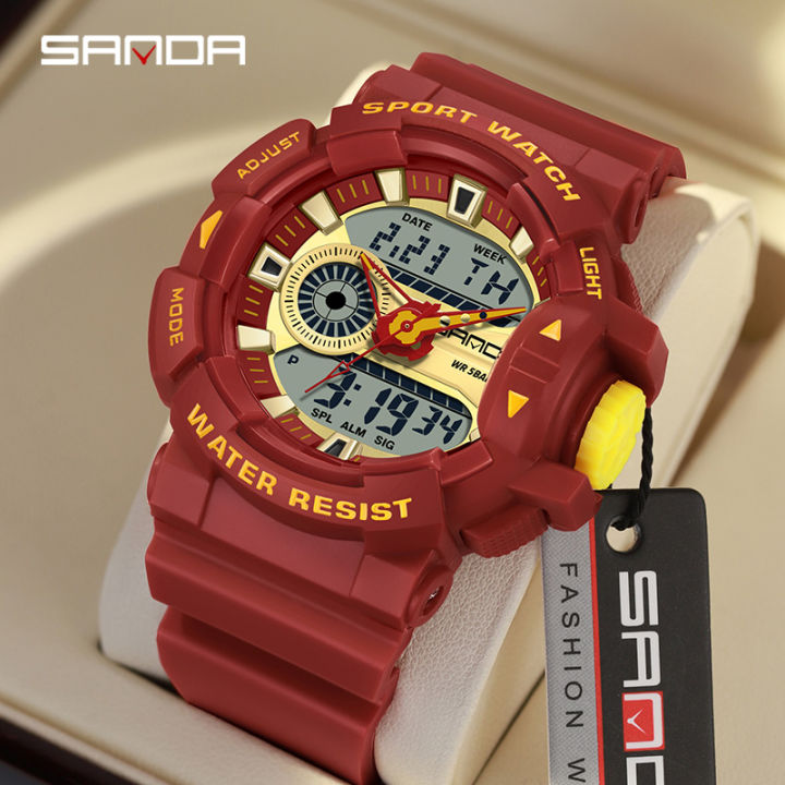 SANDA%20Youth%20Colorful%20Cool%20Sports%20Waterproof%20Personalized%20Digital%20LED%20Men%20Watch%20Gift%20Tiktok%20Same%20Style%20SD3310%20-%20Image%203