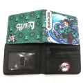Anime Rengoku Kyoujurou Kochou Shinobu Tomioka Giyuu Wallet Student Mens Pu Purse Short Wallets. 