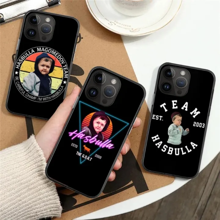 Funny hasbulla Phone Case For iPhone 15 14 13 12 11 X XR XS XSMAX 8 7 Plus Mini Pro Max Soft Black Phone Cover