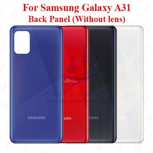 For Samsung Galaxy A31 Back Panel/Backshell/ Casing With Logo-All Colors Available