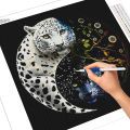 EverShine Full Square Diamond Painting Tiger Craft Kit Tai Chi Mosaic Animal DIY 30*30cm Embroidery Lion Panda Holiday Gifts MuXiaRe. 