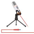 Yanmai SF666 Professional Condenser Sound Recording Microphone with Tripod Holder, Cable Length: 1.3m, Compatible with PC and Mac for Live Broadcast Show, KTV, etc.. 