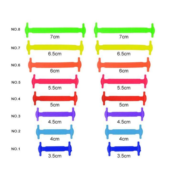 RHS%20Online%20Colored%20No%20Tie%20Elastic%20Shoe%20Laces%20100%25%20Silicone%20Trainers%20Adult%20Shoelaces%20-%20Image%203