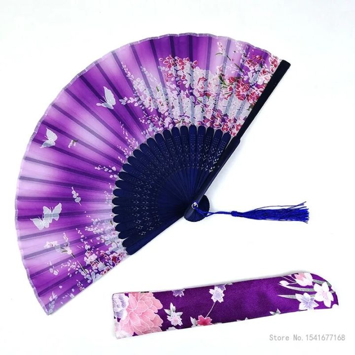 Chinese%20Style%20Lace%20Silk%20Folding%20Hand%20Held%20Flower%20Fan%20for%20Women,%20Wedding%20Party,%20Photo%20Prop%20Tool,%20Art%20Craft,%20Pattern%20Folding,%202Pcs%20-%20Image%203
