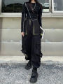 Techwear Patchwork Cargo Pants Women Harajuku Streetwear Pockets Oversize Joggers Trousers Female Japanese Loose Tracksuit.
