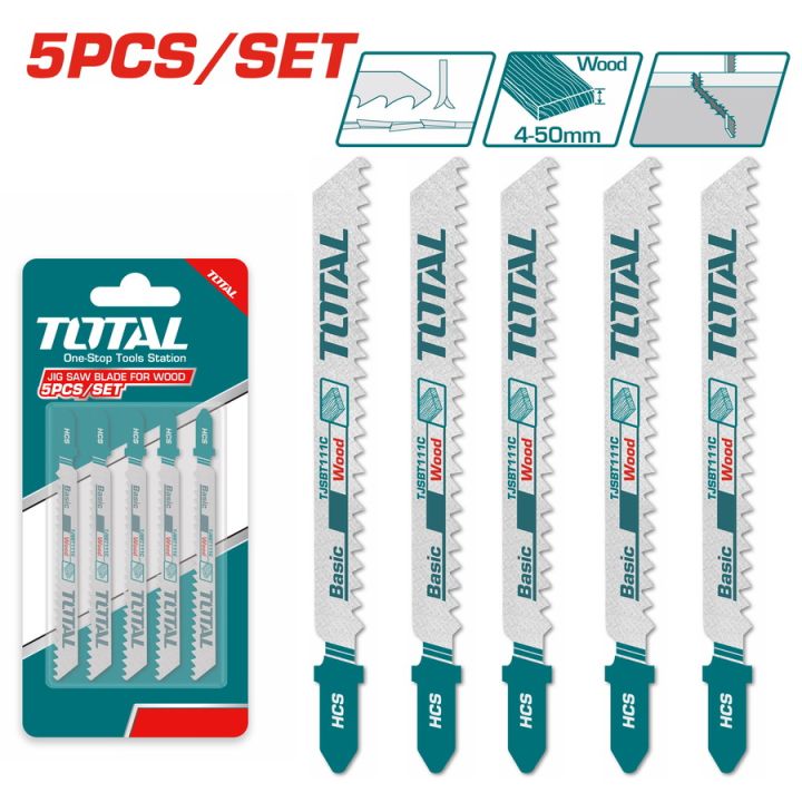 Jig saw blade for wood TOTAL - TJSBT111C