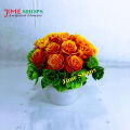 Artificial Mini Size Table Flower Tob For Desk or Flower Stan 7inc, home decoration.