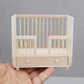 1:12 Dollhouse Miniature Baby Cot Crib Furniture Model Decor Kid Play House Toy Podazz. 