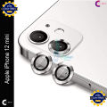 For Apple iPhone 12 Mini Camera Protector WSKEN Metal Ring Tempered Glass Camera Lens Protector. 