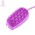 Gentle Silicone Body Scrubber Silicone Body Brush Exfoliating Bath Scrubber Shower Loofah Scalp Protection Gentle Deep Cleansing Tool for Sensitive Skin Kids Adults Multi-functional for Scalp. 